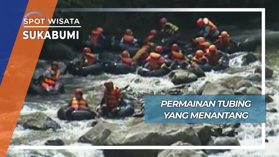 Menaklukan Jeram dengan Ban Bekas, Sukabumi