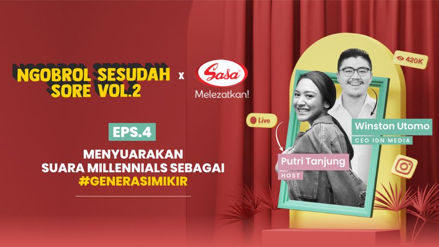 Winston Utomo Ajak Kolaborasi Millenials untuk Kebaikan