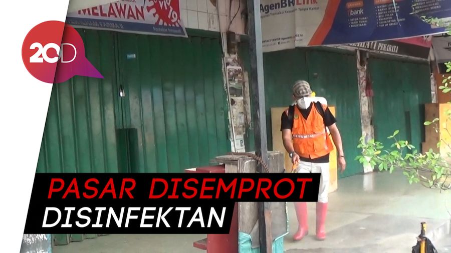 Ada Pedagang Positif Corona, 3 Pasar di Polman Ditutup