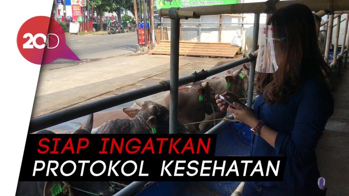 Senyum Manis SPG di Mal Hewan Kurban Depok