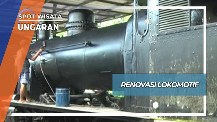Restorasi Lokomotif Uap Museum Kereta Api Ambarawa