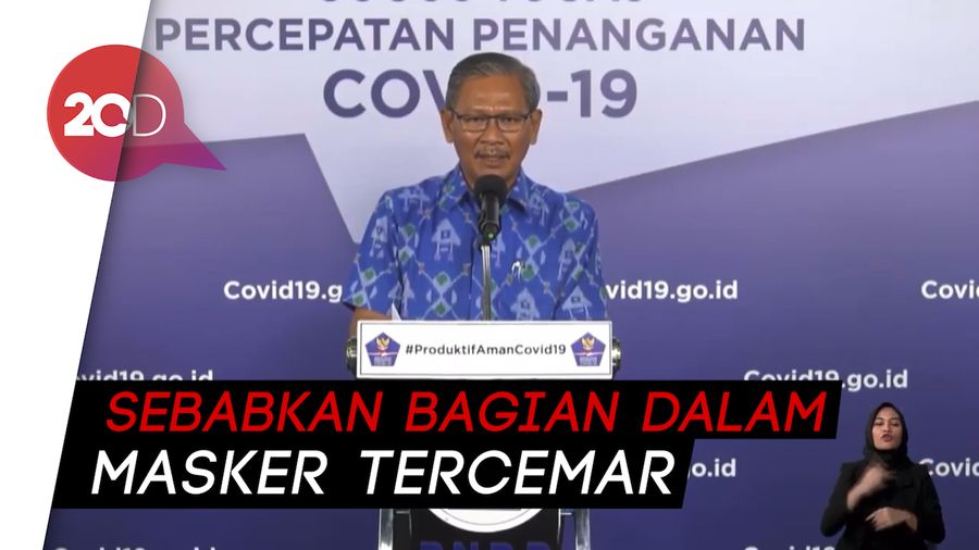 Awas! Jangan Asal Turunkan Masker ke Dagu
