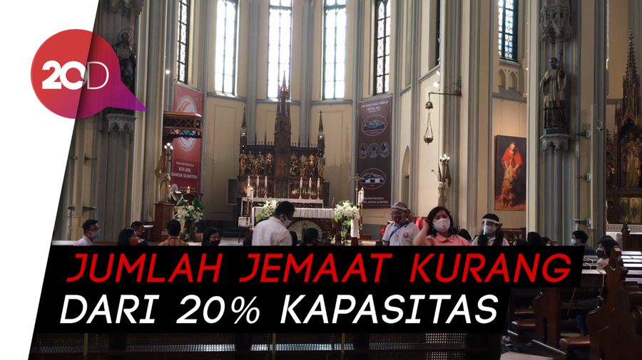 Hari Ini, Gereja Katedral Jakarta Gelar Misa dengan Protokol Kesehatan