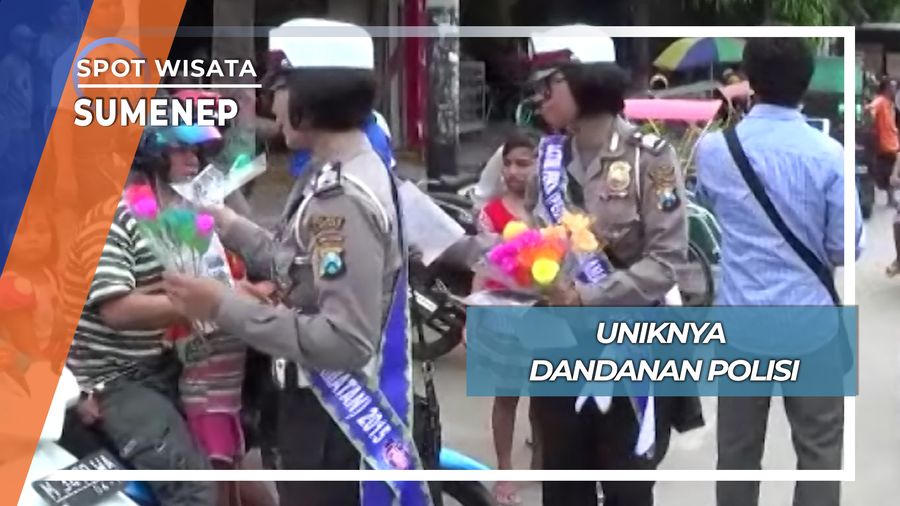 Uniknya Dandanan Polisi, Sumenep