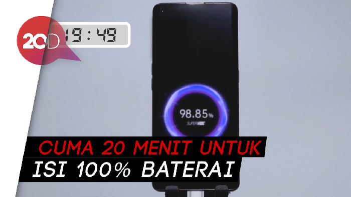Canggih! Oppo Pamer Teknologi Pengisi Daya Hitungan Menit
