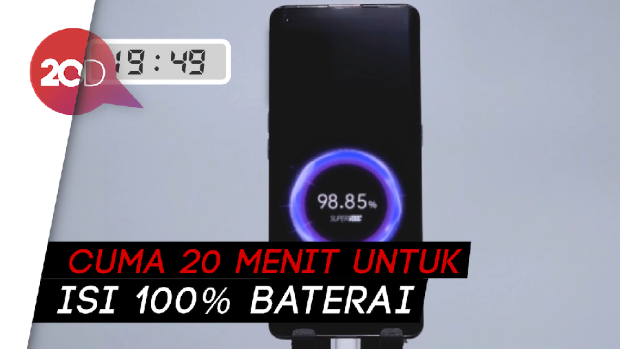 Canggih! Oppo Pamer Teknologi Pengisi Daya Hitungan Menit