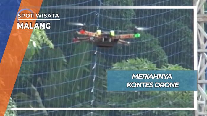 Meriahnya Kontes Drone, Malang
