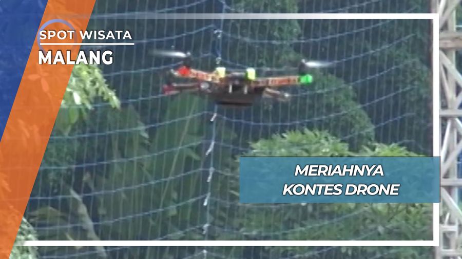Meriahnya Kontes Drone, Malang