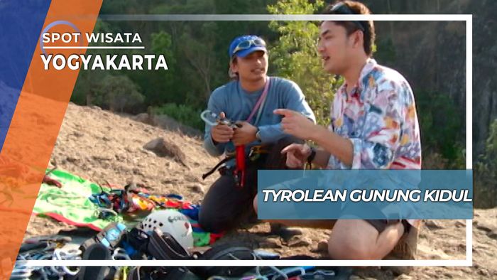 Mencoba Tyrolean, Gunung Kidul