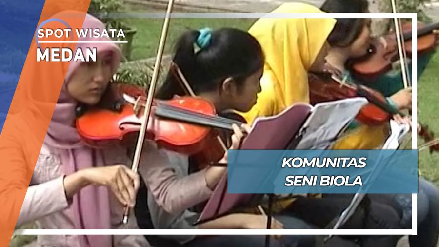 Komunitas Seni Biola Taman Ahmad Yani Medan