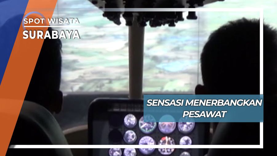 Sensasi Menerbangkan Simulator Pesawat Tambakrejo Surabaya