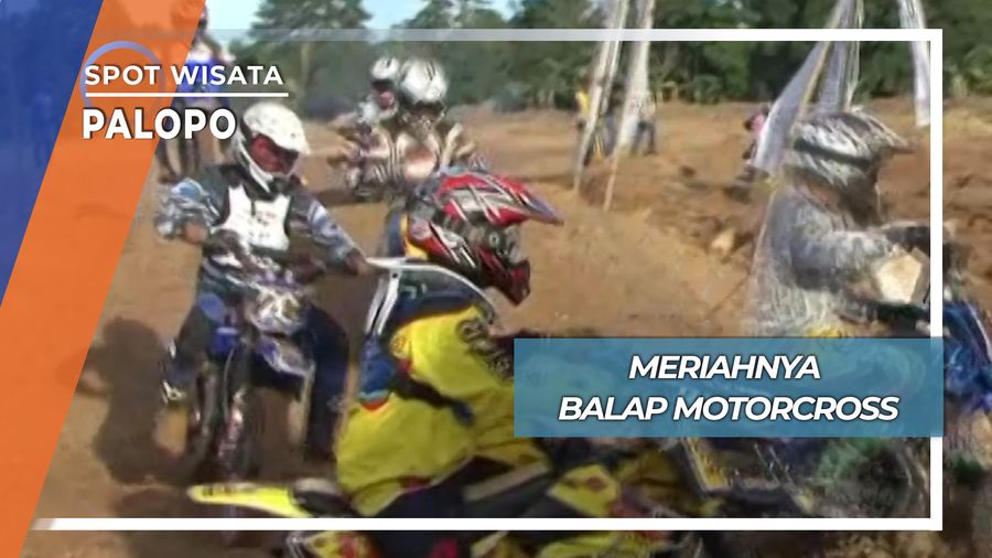 Meriah Seru Balap Motorcross Palopo