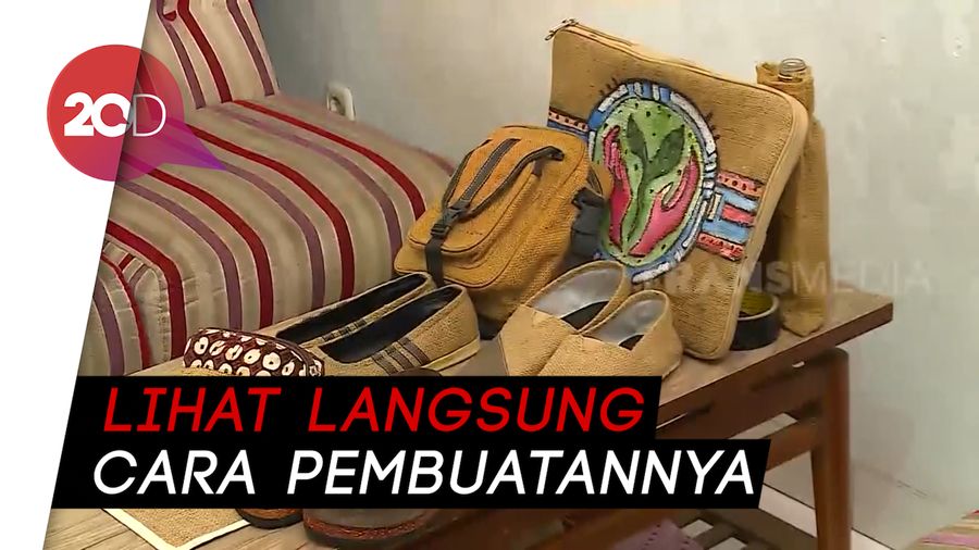 Keren! Karung Goni Disulap Jadi Tas hingga Sepatu