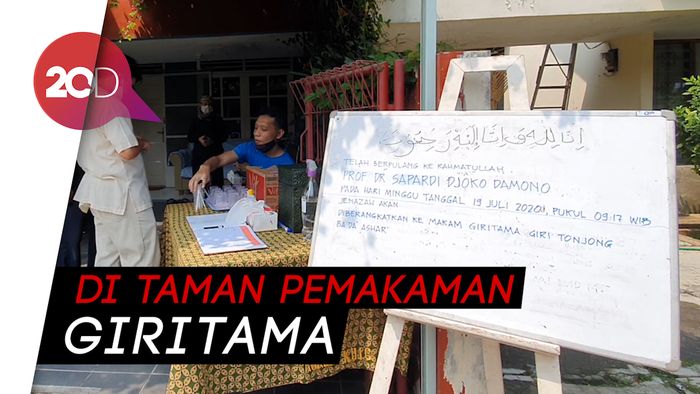 Sapardi Djoko Damono akan Dimakamkan di Bogor