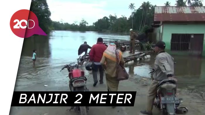Banjir di Konawe Selatan Lumpuhkan Aktivitas Warga