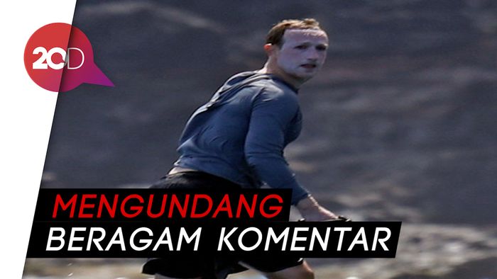 Mark Zuckerberg Selancar Pakai Sunscreen Tebal, Netizen: Mirip Joker!