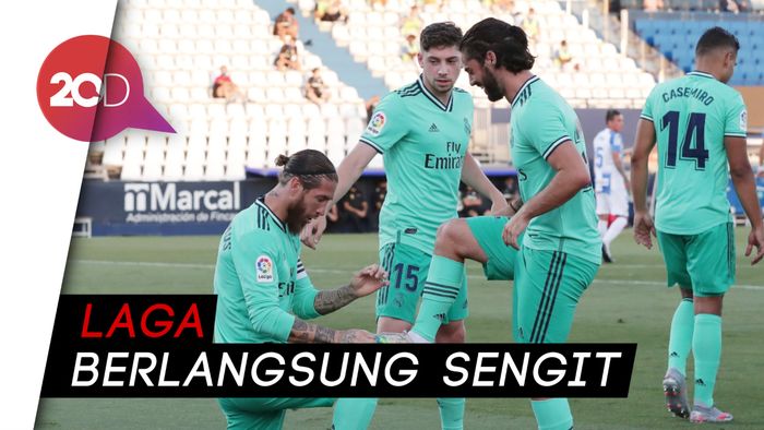 Real Madrid Diimbangi Leganes 2-2