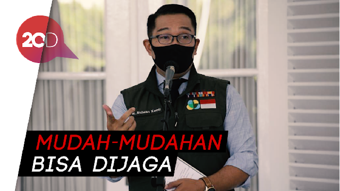 Ridwan Kamil Sebut Kasus Covid-19 di Jawa Barat Menurun