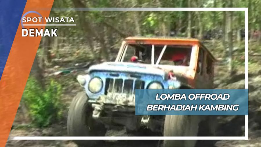 Lomba Offroad Berhadiah Kambing, Demak