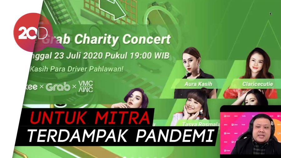 Galang Donasi Pendidikan, Likee dan Grab Gelar Konser Streaming