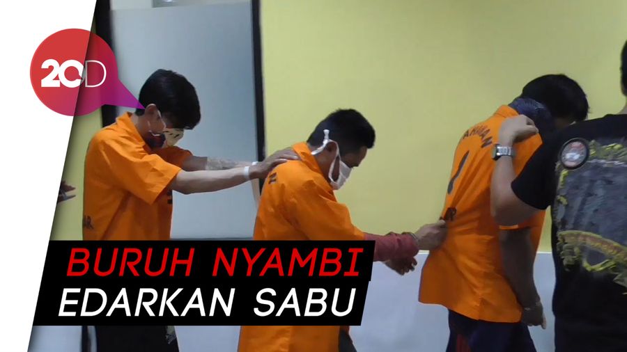 Nekat Edarkan Sabu, 2 Buruh Bangunan di Mamuju Diringkus!