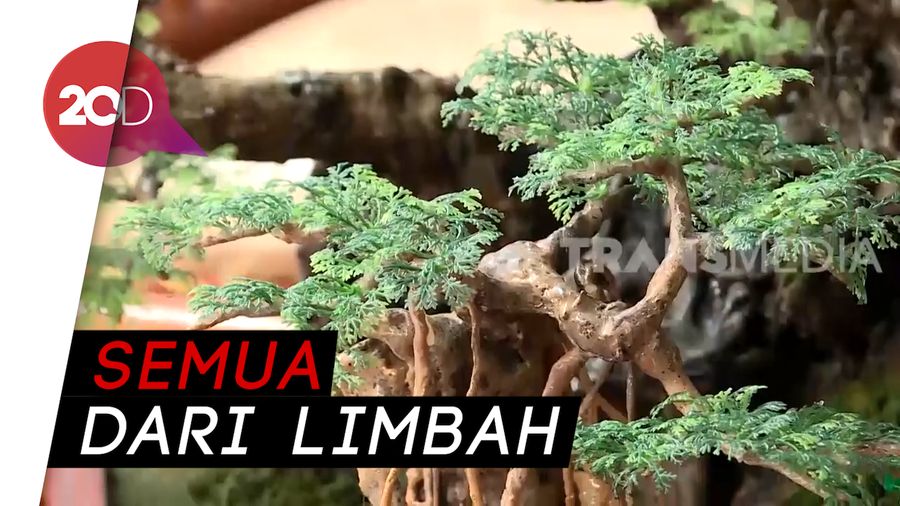 Olah Limbah Jadi Berkah: Bonsai Plastik hingga Lampu Hias Kaca