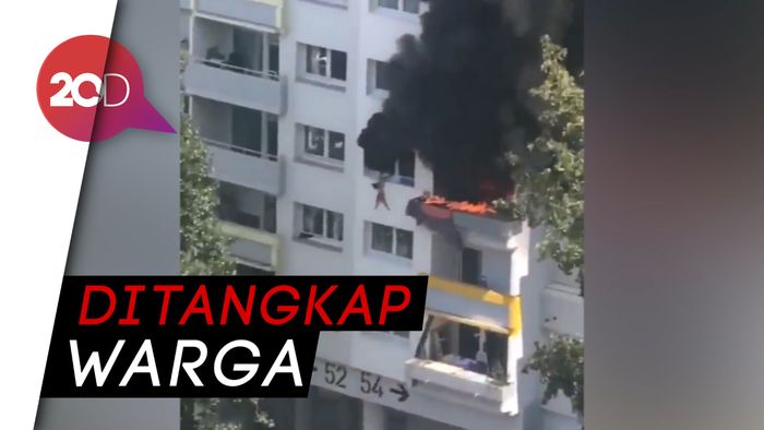 Terjebak Saat Kebakaran, 2 Bocah Nekat Terjun dari Lantai 3 Apartemen