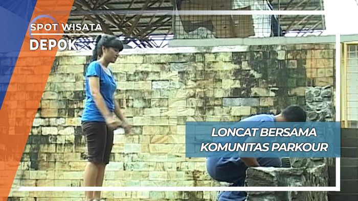 Berloncatan Malam Bersama Komunitas Parkour Depok