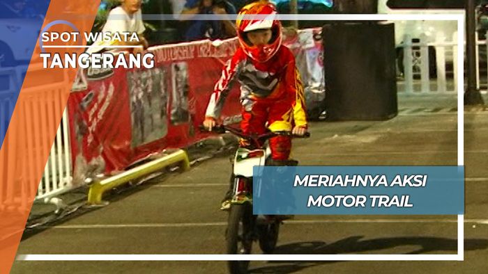 Asik Aksi Seru Motor Freestyle Trail Tangerang