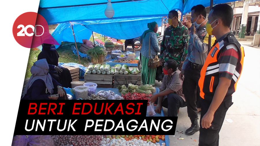 Ada Pedagang Tolak Swab Test, Satgas Covid-19 Polman Sisir Pasar