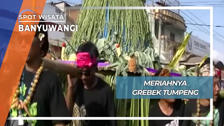 Ramai Meriah Grebek Tumpeng Desa Pekulo Srono Banyuwangi