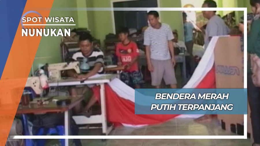 Bendera Merah Putih Terpanjang, Nunukan