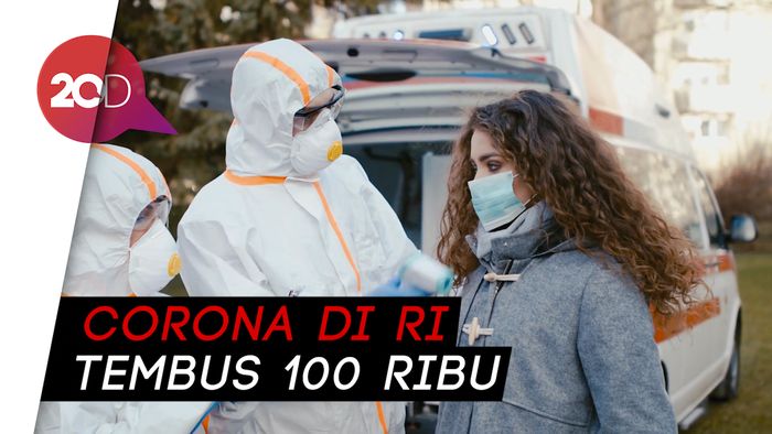 Per 27 Juli Kasus Corona di RI Tembus 100.303