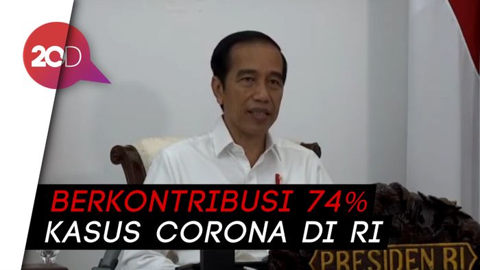Sumbang 74% Corona, Jokowi Minta Penanganan 8 Provinsi Ini Diprioritaskan