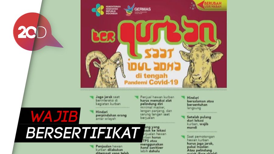 BNPB Anjurkan Pemotongan Kurban Dilakukan di Rumah Pemotongan Hewan