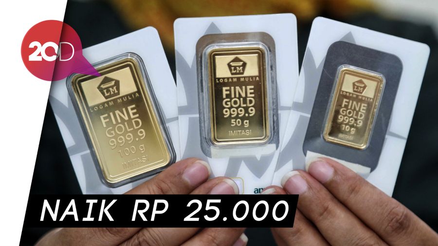 Hari Ini, Harga Emas Tembus Rp 1 Juta/Gram
