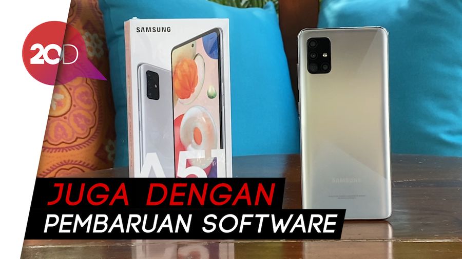 Hadirkan Kesan Lebih Premium, Begini Penampakan Galaxy A71 Silver!