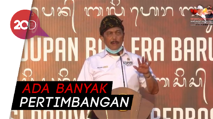 Menko Luhut: Kita Membuka Bali Bukan Asal Dibuka