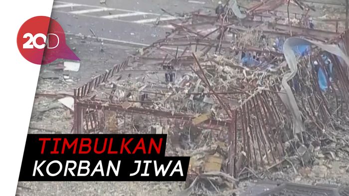 Restoran di Jepang Hancur Gegara Ledakan Gas