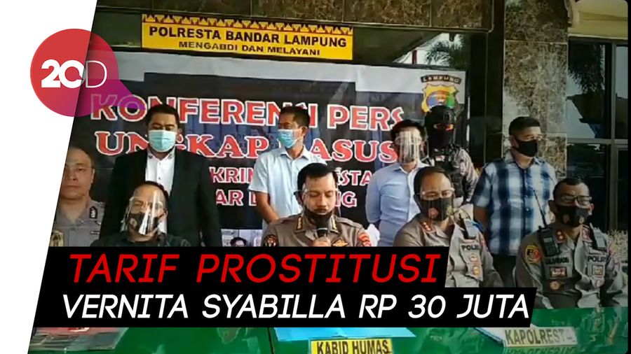 Tarif Prostitusi Vernita Syabilla Rp 30 Juta