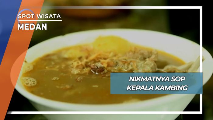 Sop Kepala Kambing Utuh ala Timur Tengah di Medan