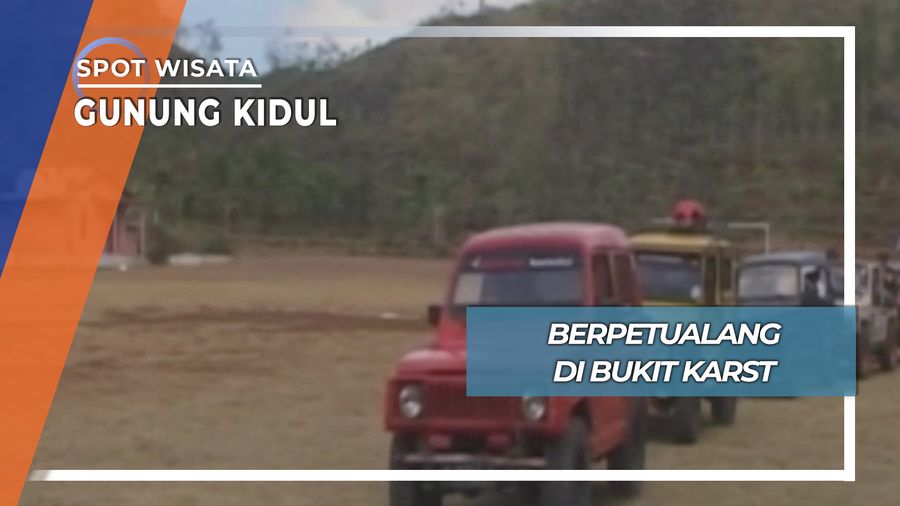 Petualangan Offroad Bukit Karst Pantai Nglambor Gunung Kidul