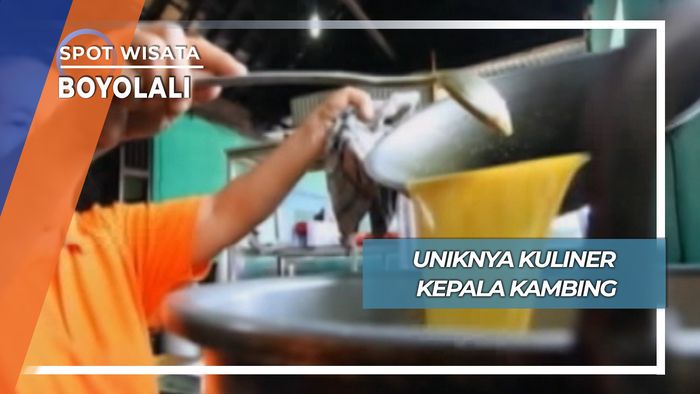 Kuliner Ekstrim, Tengkleng Kepala Kambing Utuh Boyolali
