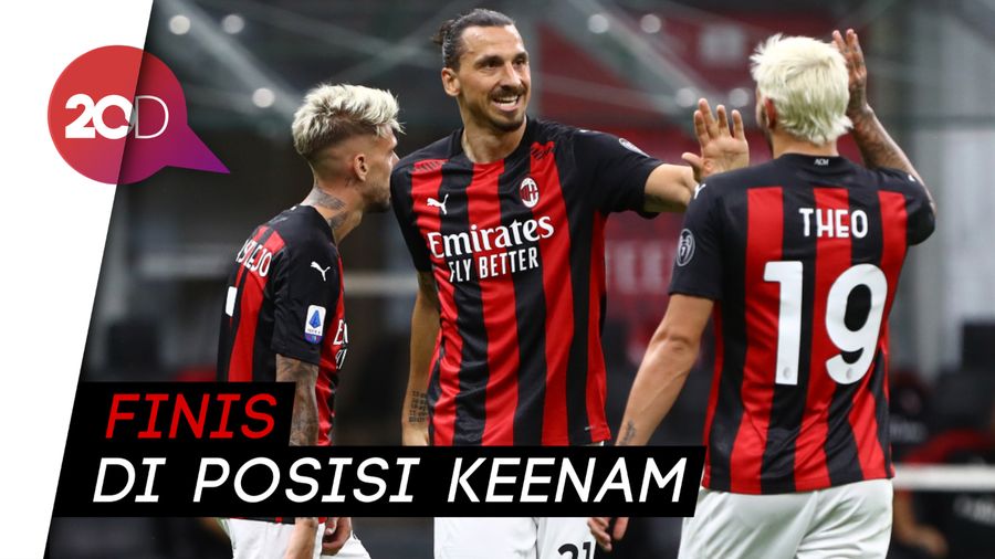 Ibrahimovic Cetak Gol, Milan Tutup Musim dengan Kemenangan