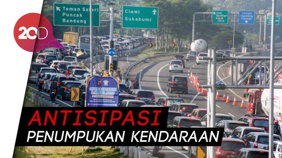 Sistem One Way, Arus Lalin Puncak Menuju Jakarta Ramai Lancar