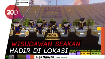 Keren! ITS Hadirkan Wisuda Virtual ala Minecraft