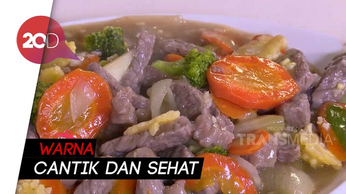 Masak Masak: Tumis Daging Sapi dengan Sayur Wortel Brokoli