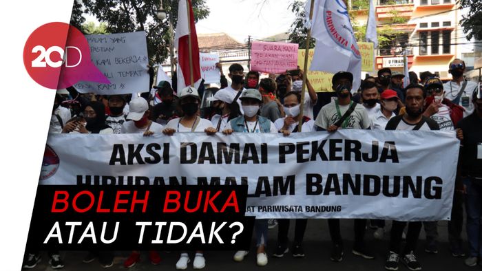 Pekerja Hiburan Demo Minta Izin Buka, Apa Respons Ridwan Kamil?