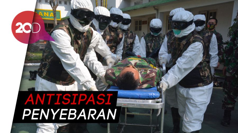 Prajurit TNI Dilatih Protokol Kesehatan Covid-19