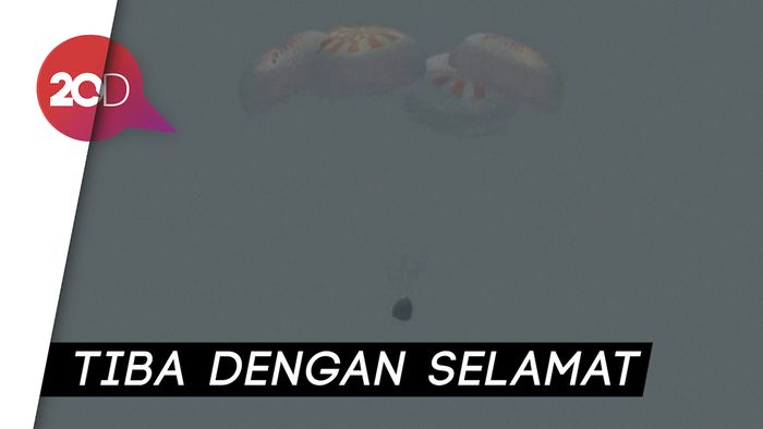 Video Detik-detik Crew Dragon SpaceX Mendarat ke Bumi